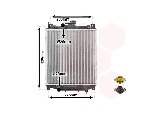 Radiator, engine cooling 52002059 International Radiators Plus, Image 2
