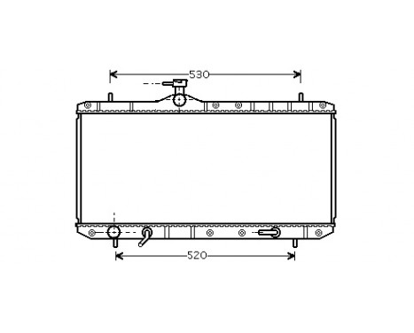 Radiator, engine cooling 52002063 International Radiators
