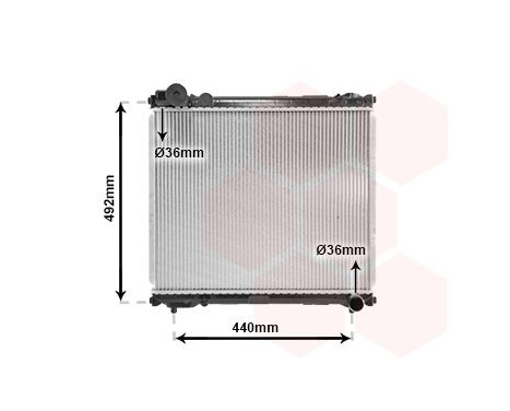 Radiator, engine cooling 52002065 International Radiators, Image 2