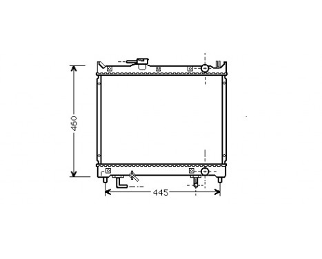 Radiator, engine cooling 52002071 International Radiators