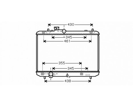 Radiator, engine cooling 52002083 International Radiators