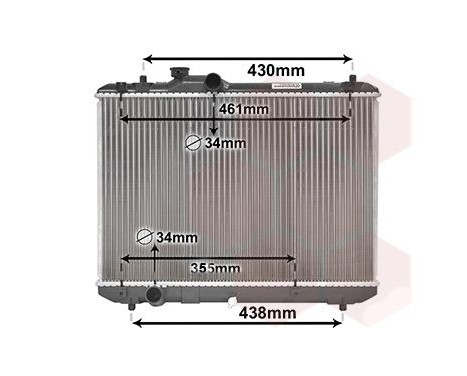 Radiator, engine cooling 52002083 International Radiators, Image 2