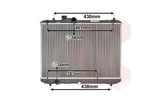Radiator, engine cooling 52002083 International Radiators, Image 2