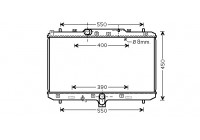 Radiator, engine cooling 52002086 International Radiators