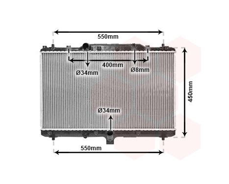 Radiator, engine cooling 52002086 International Radiators, Image 2