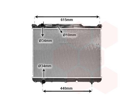 Radiator, engine cooling 52002099 International Radiators, Image 2