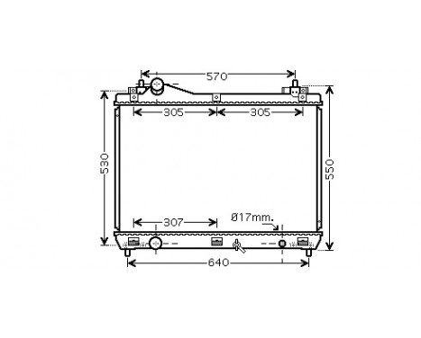 Radiator, engine cooling 52002100 International Radiators