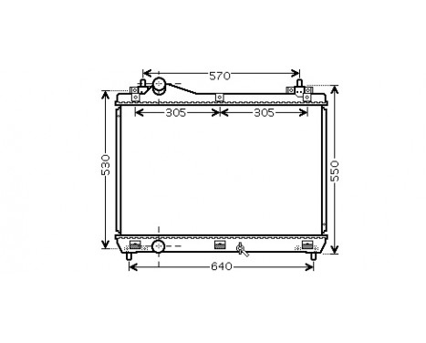 Radiator, engine cooling 52002104 International Radiators