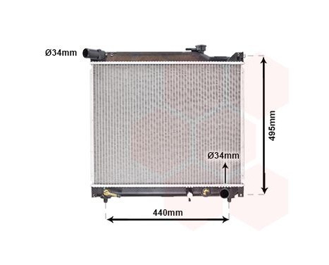 Radiator, engine cooling 52002106 International Radiators, Image 2