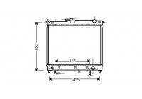 Radiator, engine cooling 52002109 International Radiators