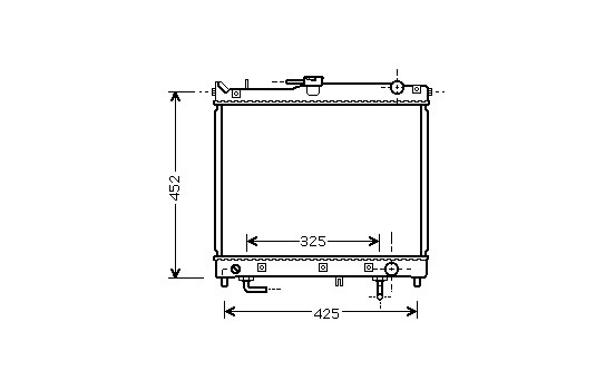 Radiator, engine cooling 52002109 International Radiators