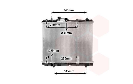 Radiator, engine cooling 52002111 International Radiators, Image 2