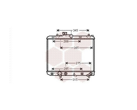 Radiator, engine cooling 52002112 International Radiators, Image 2