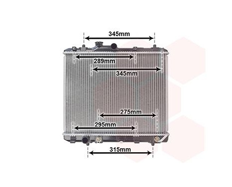 Radiator, engine cooling 52002112 International Radiators, Image 2