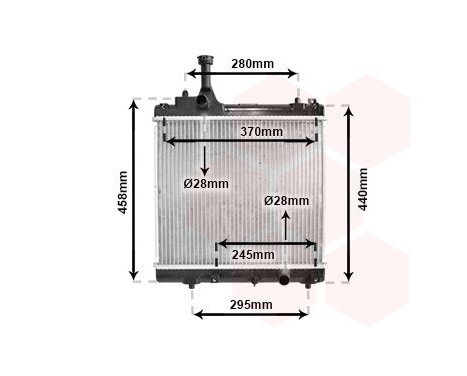 Radiator, engine cooling 52002113 International Radiators, Image 2