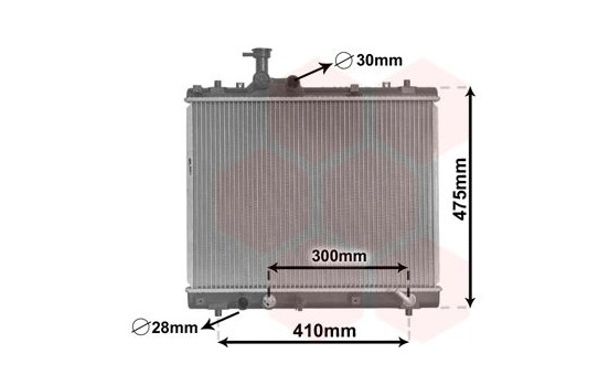 Radiator, engine cooling 52002701 International Radiators