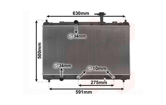 Radiator, engine cooling 52012701 International Radiators