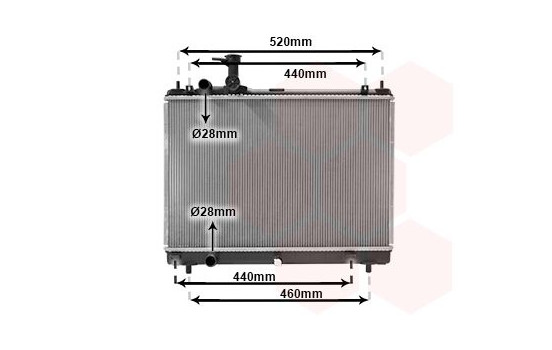 Radiator, engine cooling 52012704 International Radiators