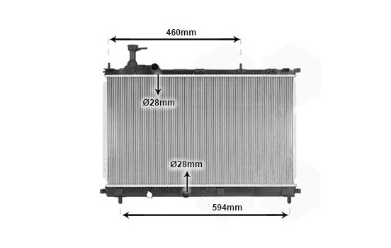 Radiator, engine cooling 52012708 International Radiators
