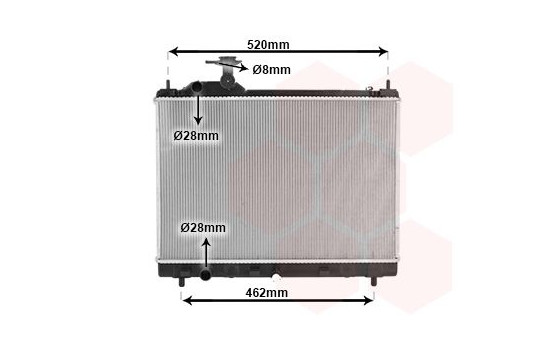 Radiator, engine cooling 52012712 International Radiators