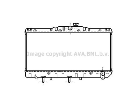Radiator, engine cooling 53002035 International Radiators, Image 2