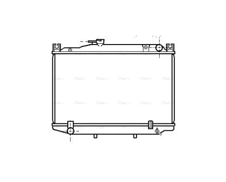 Radiator, engine cooling 53002037 International Radiators, Image 2