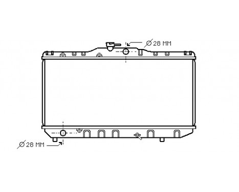 Radiator, engine cooling 53002051 International Radiators