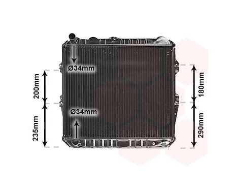 Radiator, engine cooling 53002134 International Radiators, Image 2