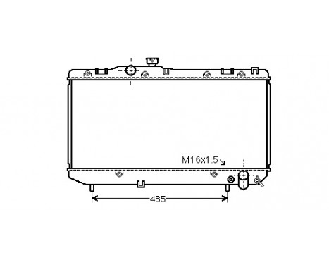 Radiator, engine cooling 53002142 International Radiators