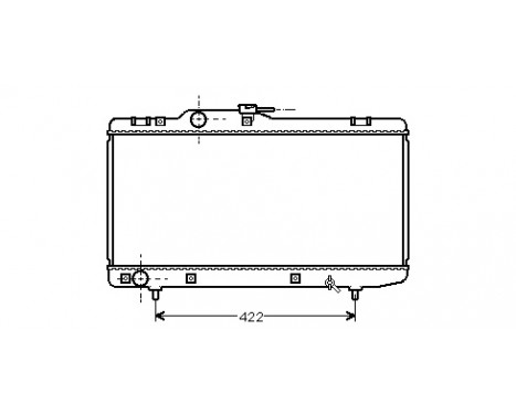 Radiator, engine cooling 53002150 International Radiators, Image 2