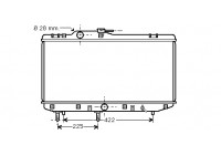 Radiator, engine cooling 53002151 International Radiators