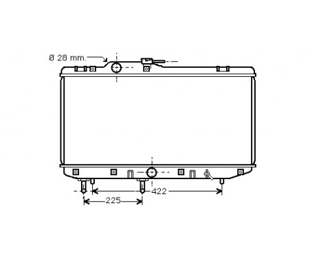 Radiator, engine cooling 53002151 International Radiators