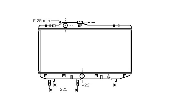 Radiator, engine cooling 53002151 International Radiators