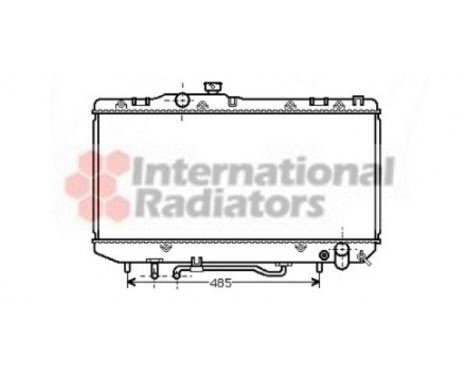 Radiator, engine cooling 53002162 International Radiators, Image 2