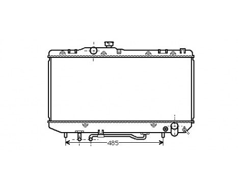 Radiator, engine cooling 53002162 International Radiators