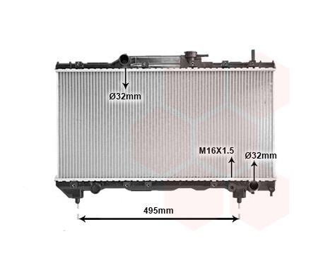 Radiator, engine cooling 53002163 International Radiators, Image 2