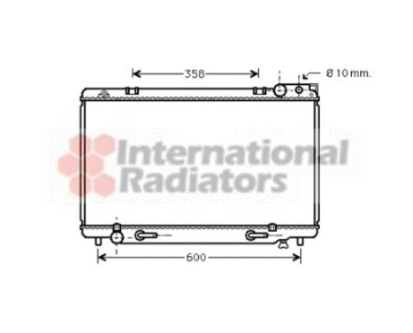 Radiator, engine cooling 53002185 International Radiators, Image 2