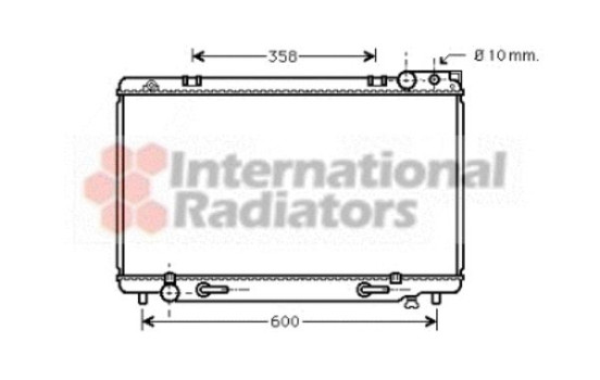 Radiator, engine cooling 53002185 International Radiators, Image 2