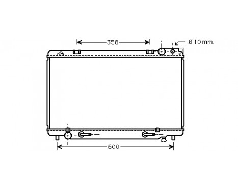 Radiator, engine cooling 53002185 International Radiators
