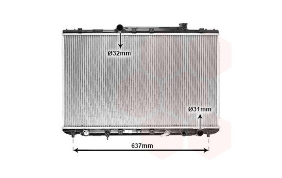 Radiator, engine cooling 53002186 International Radiators, Image 2