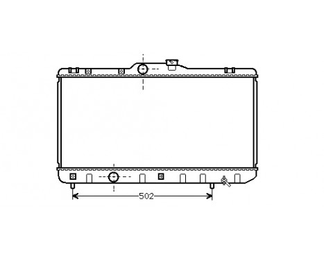 Radiator, engine cooling 53002188 International Radiators