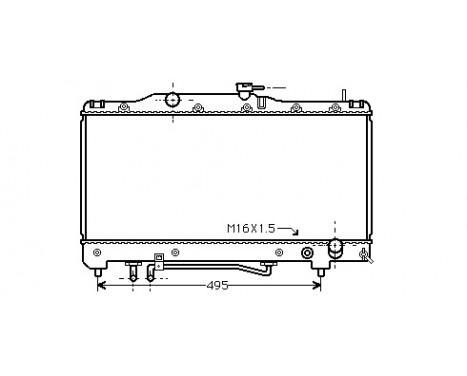 Radiator, engine cooling 53002201 International Radiators Plus
