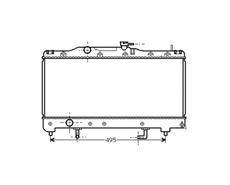 Radiator, engine cooling 53002204 International Radiators