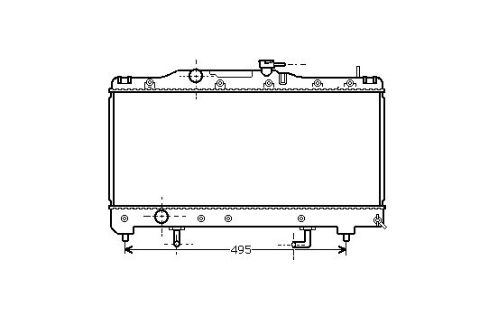 Radiator, engine cooling 53002204 International Radiators