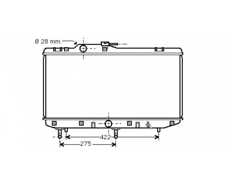 Radiator, engine cooling 53002208 International Radiators