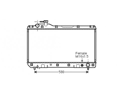 Radiator, engine cooling 53002219 International Radiators