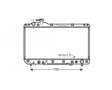 Radiator, engine cooling 53002220 International Radiators