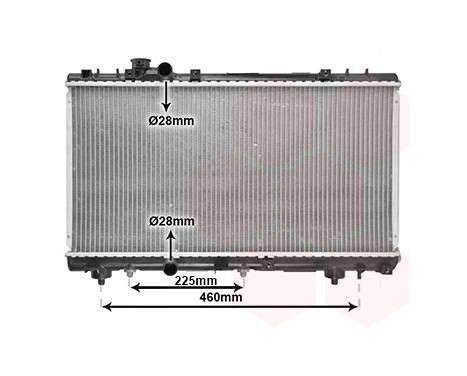 Radiator, engine cooling 53002230 International Radiators, Image 2