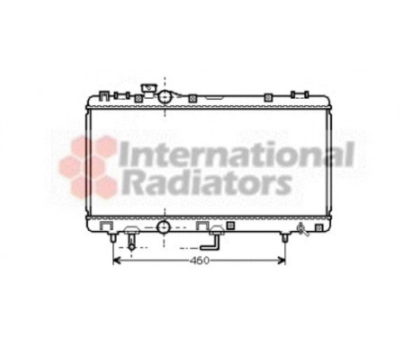 Radiator, engine cooling 53002231 International Radiators, Image 2