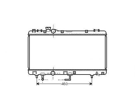 Radiator, engine cooling 53002231 International Radiators